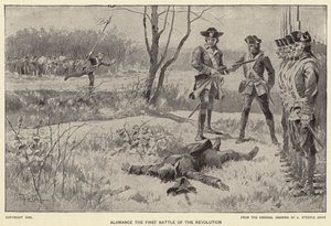 独立戦争の最初の戦い、アラマンス（リトグラフ版