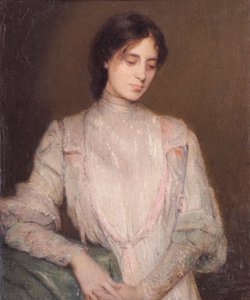 紳士な女性 作： J. Alden Weir