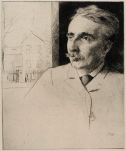 ジョン・F・ウェアーの肖像 作： J. Alden Weir
