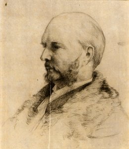 ロバート・ホーの肖像 作： J. Alden Weir