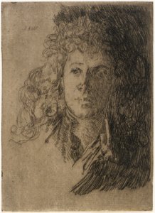 少女の肖像 作： J. Alden Weir