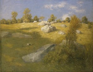 アップランド牧草地 作： J. Alden Weir
