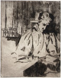 ウーマン・リーディング 作： J. Alden Weir