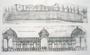 「Les Plus Belles Batiments de France」からのモンタルジの眺めは1570年代を公開 作： J. Androuet Ducerceau