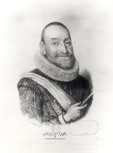 セオドア・アグリッパ・ドービニュの肖像（1552-1630） 作： J. Bert