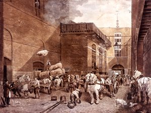 アワーグラス醸造所、ロンドン、1821 作： J Bromley