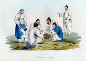 フィッシャーマンズファミリーのクーライ、1848年。 作： J. Bull