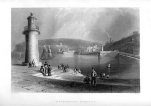ホワイトヘブン港、カンブリア、1886年。 作： J. C. Armytage