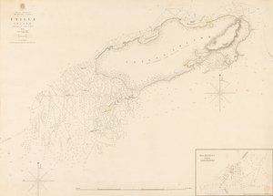 1835年、R.オーウェン司令官によって測量された西インド諸島モスキート海岸ユティラ島 作： J. & C. Walker