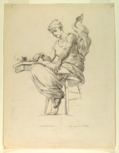 The Morse Code, Study for "Electricity as Applied to Commerce", Manufactures and Liberal Arts Building, World