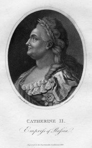 キャサリン大王、ロシア皇后、1826年。 作： J. Chapman