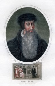 ジョンノックス、スコットランドの宗教改革者、1812年。 作： J. Chapman