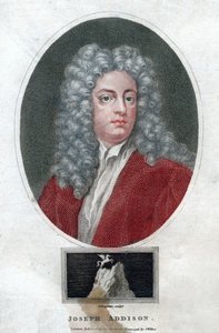 ジョセフアディソン、イギリスの政治家および作家、1796年。 作： J. Chapman