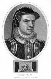 イギリスのメアリー1世、1804年。 作： J. Chapman