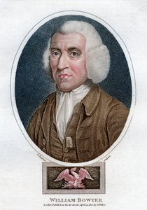 ウィリアム・ボイヤー、18世紀のイギリス人印刷家、文学編集者、1800年。 作： J. Chapman