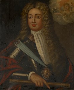 ジョージ、デンマーク王子 (1653-1708) とイングランドのアン女王の配偶者 (1665-1714) 作： J. Cooper