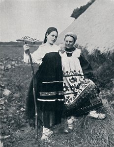 1912年中央ロシア、リャザンの2人の女性