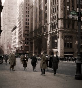 ローワーブロードウェイ、ニューヨーク市、米国、20世紀 作： J. Dearden Holmes