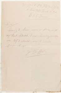 1917年のリバプールウィークリークーリエのコンテスト編集者への手紙
