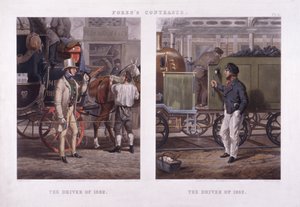 1832年のドライバー」と「1852年のドライバー」。 作： J Harris