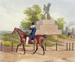 J.ウィルソンによって刻まれたハイドパークの眺め、1852年 作： J. Harrison