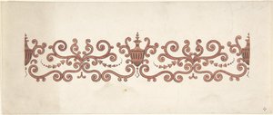 パネル装飾のデザイン、1828-40。 作： J Hulme