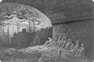 「アーチの下」、1872