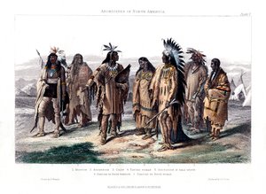 北米の原住民、1873 作： J. J. Crew