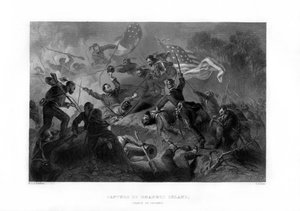 Zouavesの担当、ロアノーク島の捕獲、ノースカロライナ、1862-1867。