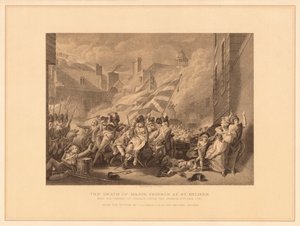 セントヘリエでのパイアソン少佐の死、1781年1878年 作： J. J. Crew