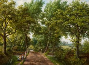 ホブ ムーア ロード フォード、バーミンガム、1870 年代。