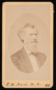 エドウィン・ハミルトン・デイビスの肖像、1811～1888年、1888年以前。 作： J Kraft