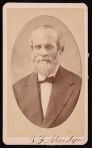 ベンジャミン フランクリン マッジ 1817 ～ 1879 年の肖像、1873 年 7 月。 作： J Lee Knight