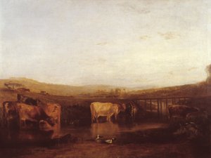 テムズとイシスの連合（ &39;ドーチェスターミード、オックスフォードシャー） 作： Joseph Mallord William Turner