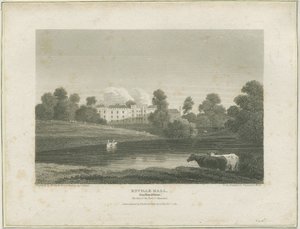 エンヴィル・ホール：エングレーヴィング、nd [c 1814] (プリント)
