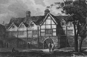 チャーターハウスの古いポーチ（彫刻 作： John Preston Neale