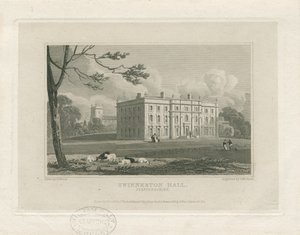 Swynnerton Hall：彫刻、nd [c 1821]（印刷） 作： John Preston Neale