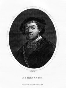 レンブラント、オランダの画家、1826年 作： J. Pass