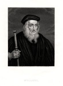 ジョン・ウィクリフ、イギリスの神学者、19世紀 作： J. Posselwhite