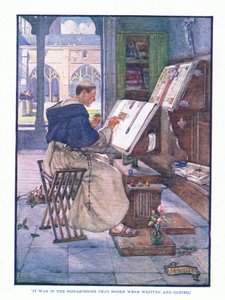 本が書かれ、コピーされたのは修道院の中で、英文学の出版社、TC＆ECジャックによるc.1920 作： J. R. Skelton