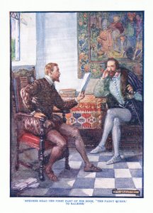 スペンサーは、TC＆ECジャックの英文学出版社（1920年頃）から、 『The Faery Queen to Raleigh』の最初の部分を読みました。 作： J. R. Skelton