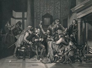 チャールズザガードルームの最初、1649年、19世紀半ば。 作： J. Rogers