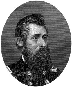 ベンジャミンヘンリーグリアソン将軍、北軍騎兵将軍、1862-1867年。 作： J. Rogers