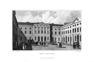 ガイズ病院、サザーク、ロンドン、1829年。 作： J. Rogers