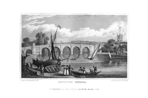 キングストンブリッジ、ロンドン、1829年。