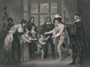 チャールズ1世と子供たちのインタビュー、1649年、19世紀初頭から中期。
