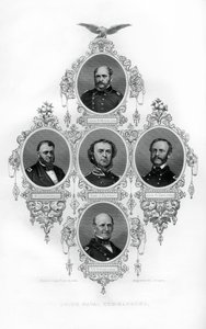 ユニオン南北戦争提督ウィンスロー、ゴールズボロー、デュポン、ダルグレンとストリングハム、1862-1867。 作： J. Rogers