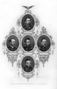ミシシッピ省の北軍大将、アメリカ南北戦争、1862-1867。 作： J. Rogers