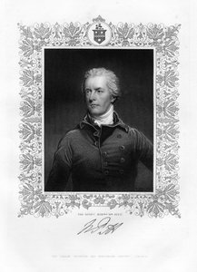 ウィリアム・ピット、19世紀イギリスの政治家で首相、 作： J. Thomson