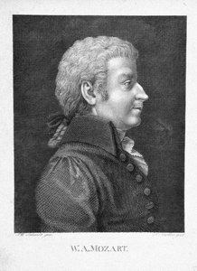 ヴォルフガングアマデウスモーツァルト、1825年 作： J. W. Schmidt